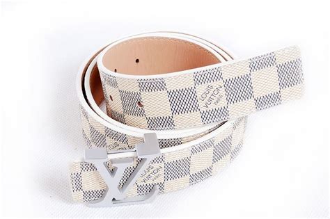 white Lv Belt real